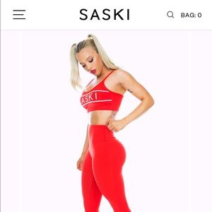SASKI Collection high waisted workout leggings